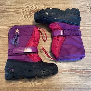 Girls Disney SOREL Frozen Anna Winter Snow Boots Size 1